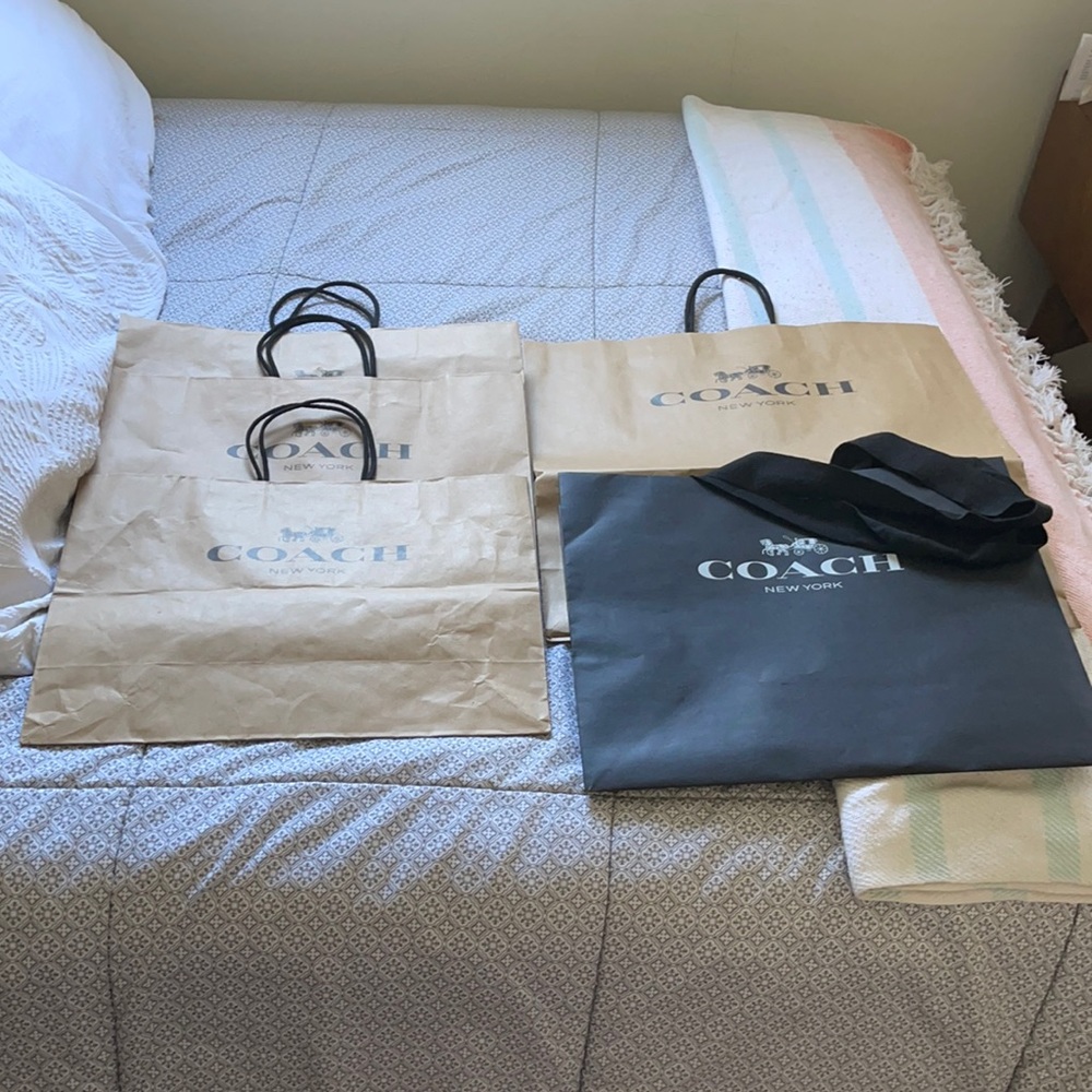 Coach paper bags